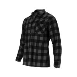 Camasa Flanel Cu Carouri / Gri - L