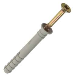 Set 50 dibluri cu surub, montaj prin percutie, fixare eficienta in beton, caramida, bca, SM 8*140 mm