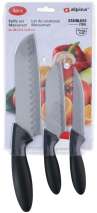 Set 3 Cutite Bucatarie Santoku Alpina 