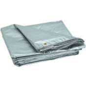 Prelata Cu Inele 150 G/Mp, 5X8 M, Argintiu