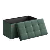 Taburet Pliabil Depozitare Dublu - 76x38x38cm / Verde