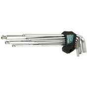 Chei Hexagonale Cu Bila, Tija Lunga, Cr-V Set 9 (1.5 - 10 Mm) - Hb651102