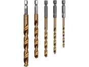 Set Burghie Metal, Titan, 1/4'', 5 Buc