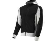 Jacheta Fleece Cu Gluga Sarna Neagru M