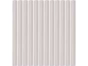 Set 12 Buc Batoane Plastic, 7,2x100mm, Alb