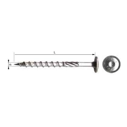 Suruburi Cu Cap Torx Torbante T30 6x100mm, 100/set
