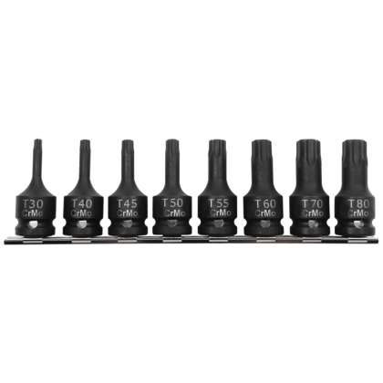 Trusa Tubulare Impact Cu Varf Torx T30-t80 - 8p.