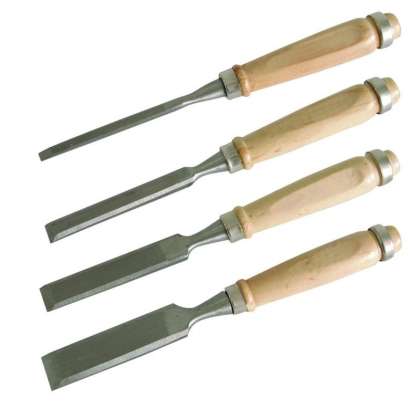 Set Dalti Lemn Cu Maner Lemn - 4p.