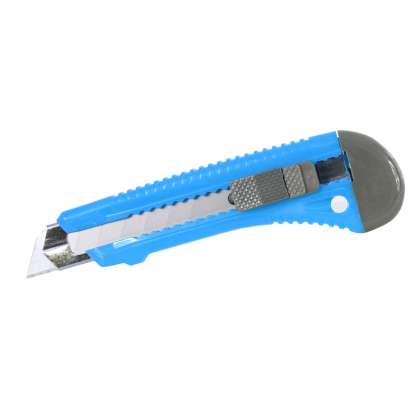 Cutter Plastic Cu Ghidaj Si Buton Blocare - 18mm