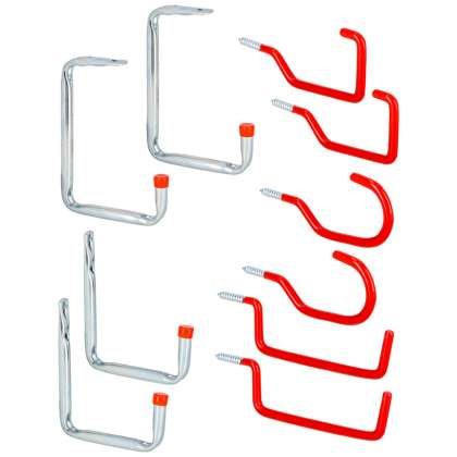 Set Carlige Combinate Perete/tavan Cu Holsurub - 10p.