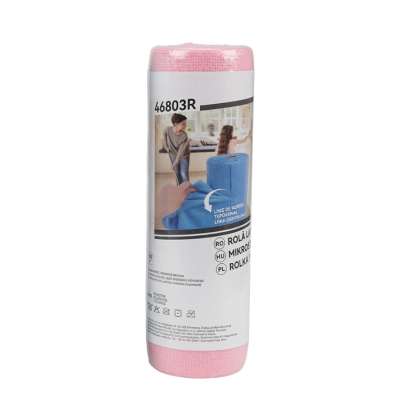 Lavete Microfibra 25x25cm / 150g/m2 / Roz, 20/set