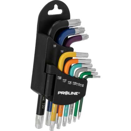 Set Chei Negative Torx Cr-va S2 T10-t50 - 9p.