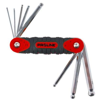 Set Chei Negative Cr-va Sferice Cu Maner 1.5-8mm - 8p.