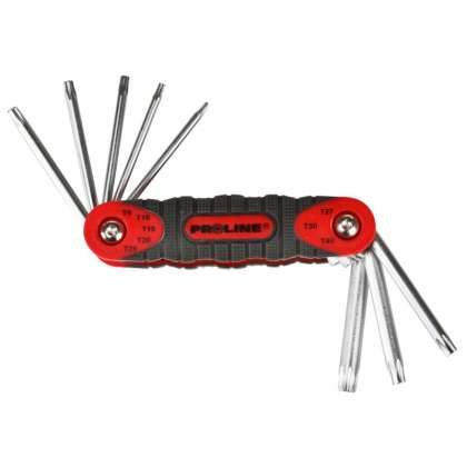 Set Chei Negative Cr-va Torx Cu Maner T9-t40 - 8p.