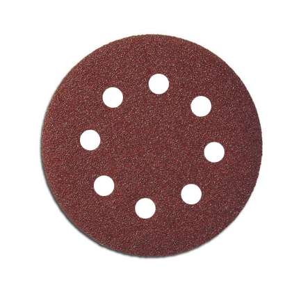 Disc Abraziv Hartie Cu Orificii 125mm - Gr.80, 5/set