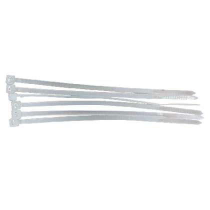 Fasete Legatura Albe 2.5x200mm, 100/set