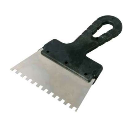 Spatula Inox Dintata Cu Maner Plastic 150/8mm