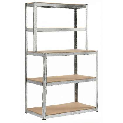 Raft Metalic Blat-lucru - 5p / 180x100x60x30cm / 175kg