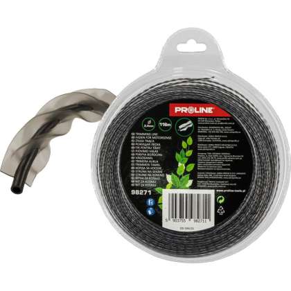 Fir Motocoasa Ranforsat - Patrat-rasucit 2.4mm / 116m