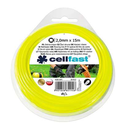 Fir Motocoasa Patrat 2.0mm / 15m
