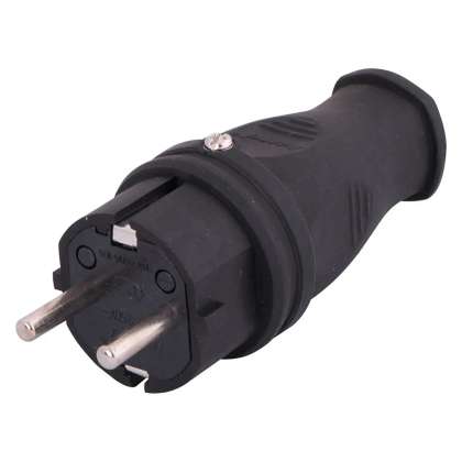 Stecher Liniar Cauciucat Cu Manson Lung / Negru