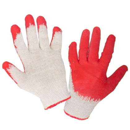 Manusa Latex Cu Poliester-bumbac Tip Subtire / Rosu - 9