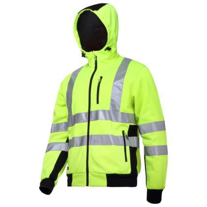 Jacheta Reflectorizanta Tip-hanorac / Verde - 3xl