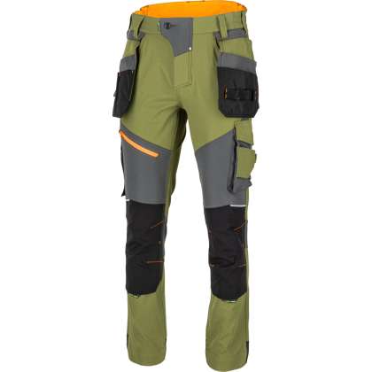 Pantalon Lucru Super-flexibil / Verde - 2xl