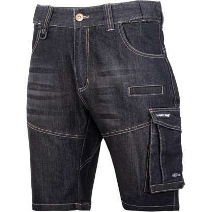Pantalon Lucru Tip-blugi Scurt Inchisi - Xl