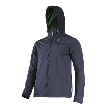 Jacheta Elastica Cu Gluga / Negru - 3xl