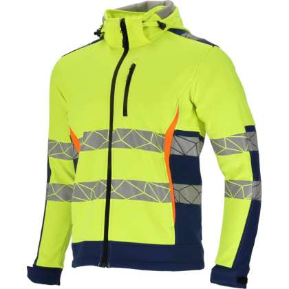 Jacheta Reflectorizanta Elastica Cu Model / Verde - Xl