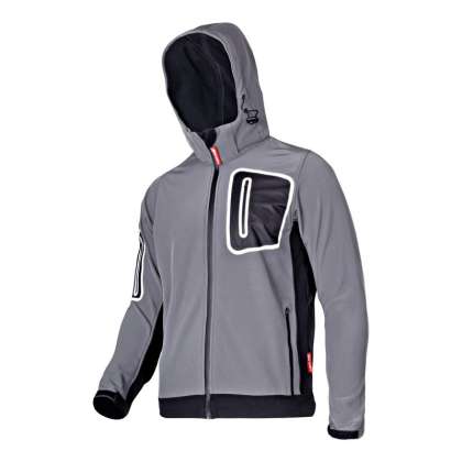 Jacheta Elastica Cu Gluga / Gri - 3xl
