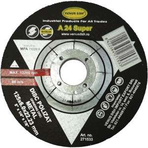 Disc Polizat Metal T27-A24 R-Bf - 125X6X 22.23 Mm