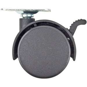 Roti Mobila Plate Plastic, Frana, Set 4 - 40 Mm