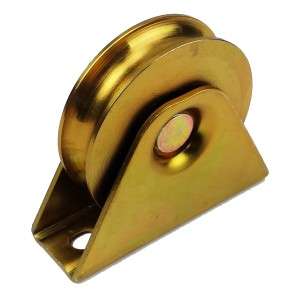 Rola Poarta  80 Mm Cu Suport, Canal U 16,5 Mm