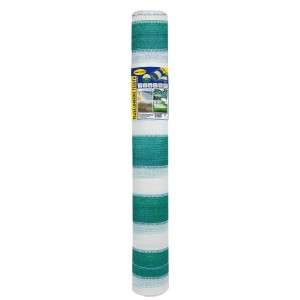 Plasă Umbrire 80 G/Mp, 1,7 X 10 M, Verde Cu Alb