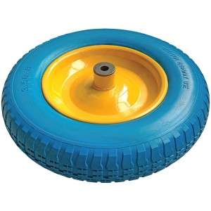 Roata Roaba 14” X 3.5 – 8, Ax D14 Mm, Poliuretan Sspu Bucsa Otel, Profil Crampon