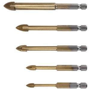Burghiu Pt. Sticla Set 5 (5, 6, 8, 10, 12 Mm)