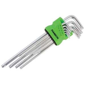 Chei Torx, Cr-V Set 9 (T10,T15,T20,T25,T27,T30,T40,T45,T50) - Hb651301
