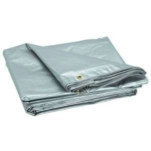 Prelata Cu Inele 150 G/Mp, 6X10 M, Argintiu