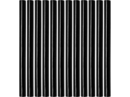 Set 12 Buc Batoane Plastic, 7,2X100Mm, Negru