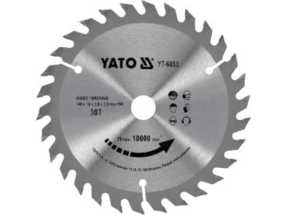 Disc Fierăstrău Wolfram Pentru Lemn 140X30Tx16Mm