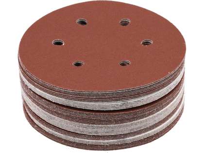 Set 50 Discuri Abrazive Velcro, 150Mm, 6 Găuri, P120