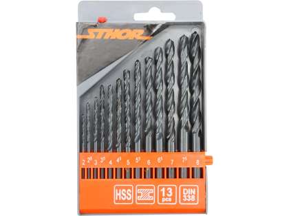 Set Burghie Pentru Metal - Hss 2,0-8,0Mm, 13 Buc