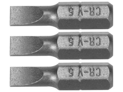 Set 3 Biți 1/4'' 5X25Mm