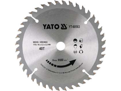 Disc Circular Pentru Lemn, 170X16X2,2Mm