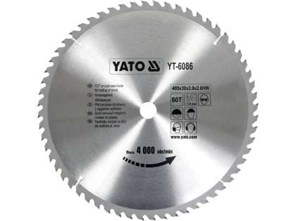 Disc Fierăstrău Circ.pt Lemn400X60X30Mm