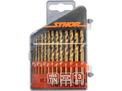 Set Burghie Pentru Metal Hss - Titan 1,5-6,5Mm, 13 Buc