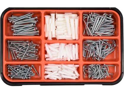 Set Holșuruburi Și Dibluri 290 Piese