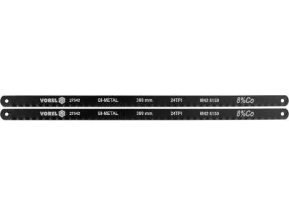 Set Pănze Fierăstrăr Bi-Metal, 24Tpi, Cobalt 8% 300X12.6X0.65Mm, 2 Buc